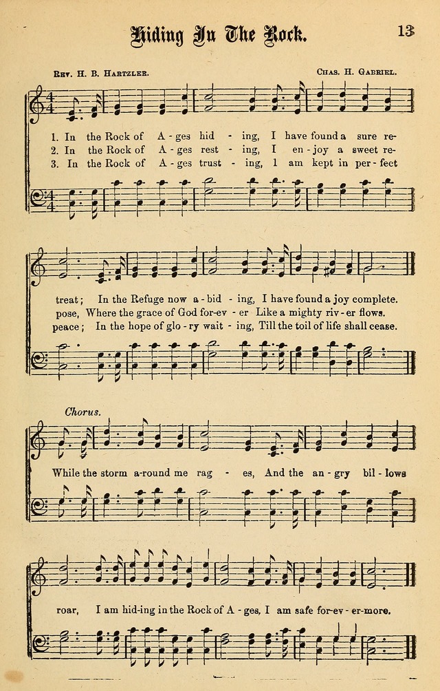 Spiritual Songs for Gospel Meetings and the Sunday School page 11