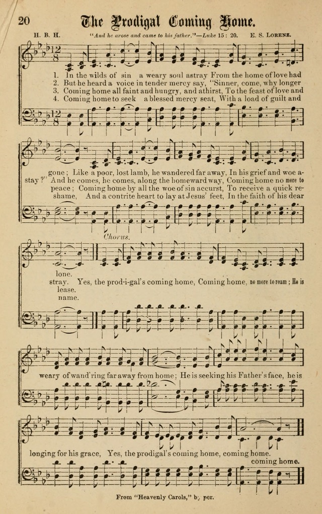 Spiritual Songs for Gospel Meetings and the Sunday School page 18