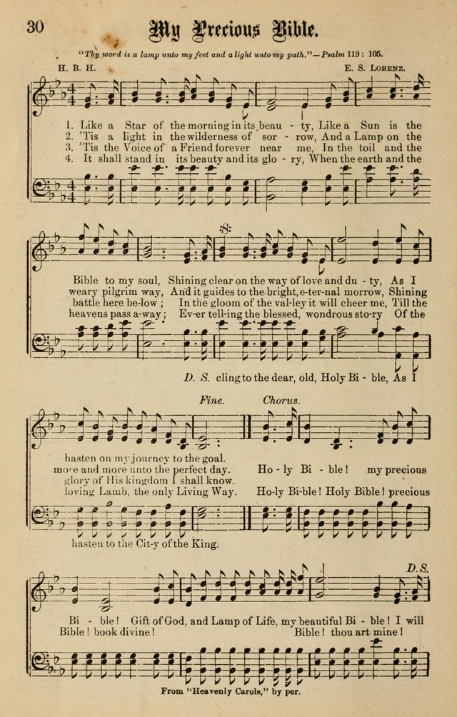 Spiritual Songs for Gospel Meetings and the Sunday School page 28