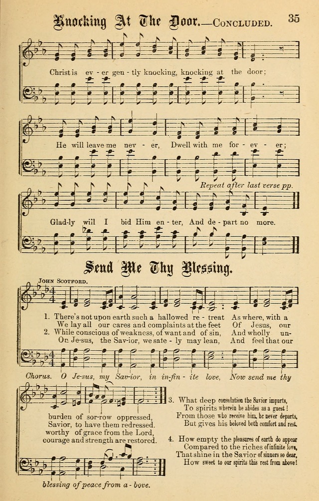 Spiritual Songs for Gospel Meetings and the Sunday School page 33