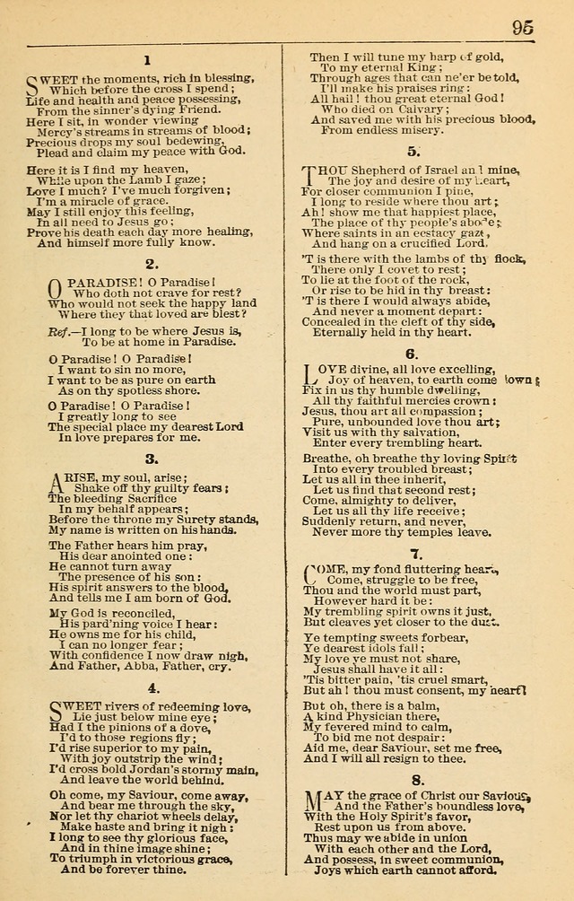 Spiritual Songs for Gospel Meetings and the Sunday School page 93