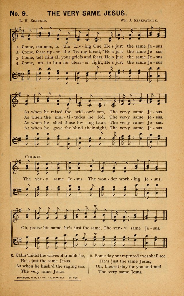 Salvation Songs: for gospel meetings, Endeavor Societies, Epworth Leagues, Baptist Unions, Sunday schools and prayer meetings page 10