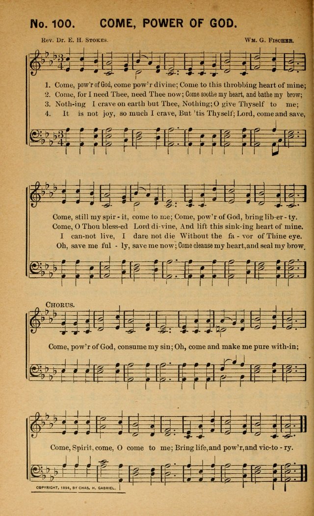 Salvation Songs: for gospel meetings, Endeavor Societies, Epworth Leagues, Baptist Unions, Sunday schools and prayer meetings page 101