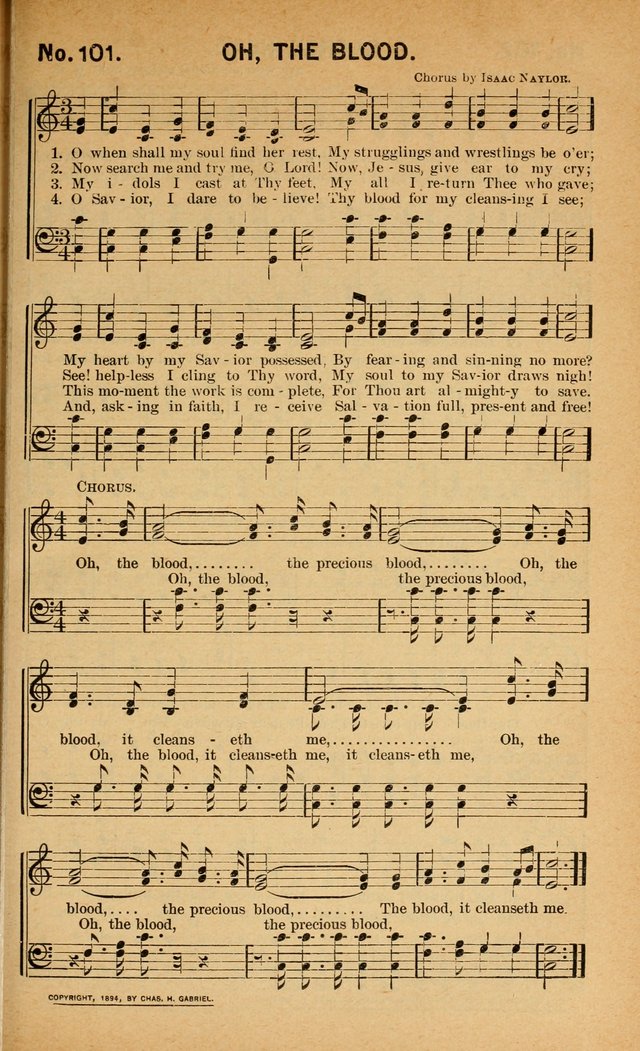 Salvation Songs: for gospel meetings, Endeavor Societies, Epworth Leagues, Baptist Unions, Sunday schools and prayer meetings page 102