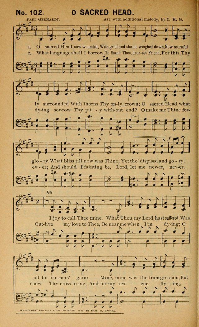 Salvation Songs: for gospel meetings, Endeavor Societies, Epworth Leagues, Baptist Unions, Sunday schools and prayer meetings page 103