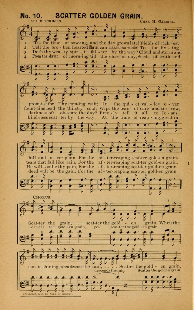 Salvation Songs: for gospel meetings, Endeavor Societies, Epworth Leagues, Baptist Unions, Sunday schools and prayer meetings page 11