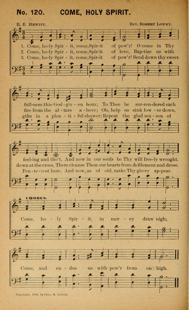 Salvation Songs: for gospel meetings, Endeavor Societies, Epworth Leagues, Baptist Unions, Sunday schools and prayer meetings page 123