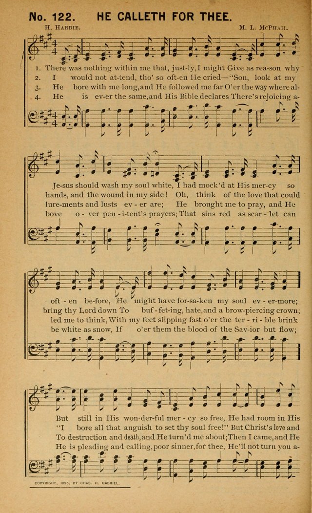 Salvation Songs: for gospel meetings, Endeavor Societies, Epworth Leagues, Baptist Unions, Sunday schools and prayer meetings page 125