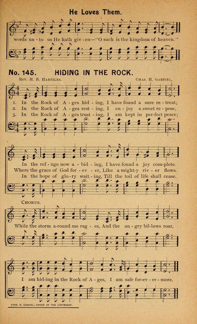 Salvation Songs: for gospel meetings, Endeavor Societies, Epworth Leagues, Baptist Unions, Sunday schools and prayer meetings page 148