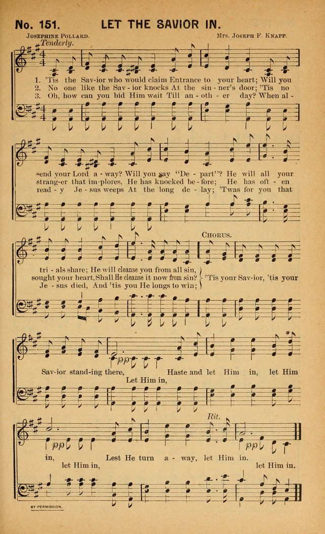 Salvation Songs: for gospel meetings, Endeavor Societies, Epworth Leagues, Baptist Unions, Sunday schools and prayer meetings page 154