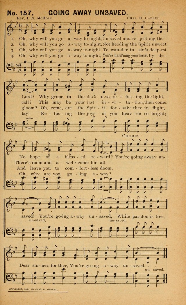 Salvation Songs: for gospel meetings, Endeavor Societies, Epworth Leagues, Baptist Unions, Sunday schools and prayer meetings page 160