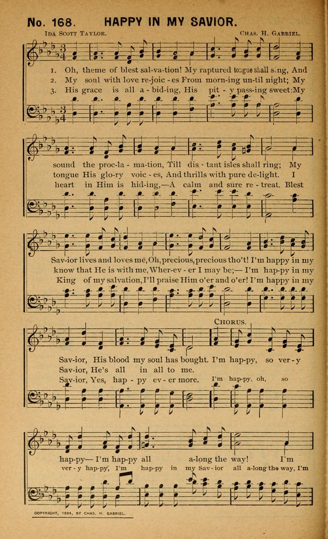 Salvation Songs: for gospel meetings, Endeavor Societies, Epworth Leagues, Baptist Unions, Sunday schools and prayer meetings page 171