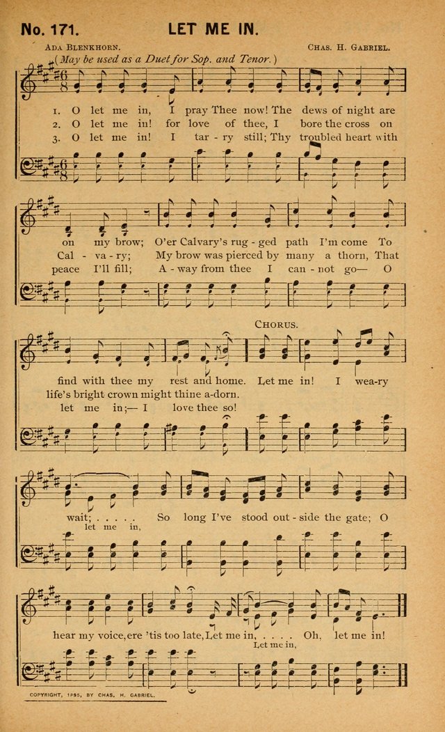 Salvation Songs: for gospel meetings, Endeavor Societies, Epworth Leagues, Baptist Unions, Sunday schools and prayer meetings page 174