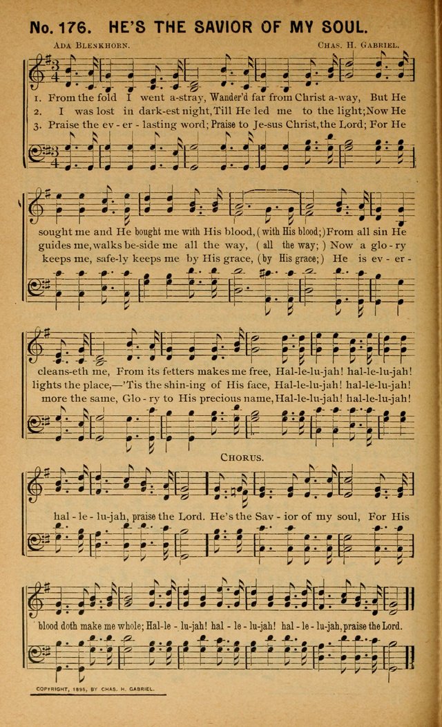 Salvation Songs: for gospel meetings, Endeavor Societies, Epworth Leagues, Baptist Unions, Sunday schools and prayer meetings page 179