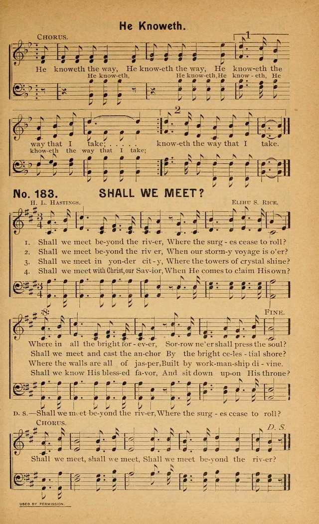 Salvation Songs: for gospel meetings, Endeavor Societies, Epworth Leagues, Baptist Unions, Sunday schools and prayer meetings page 186