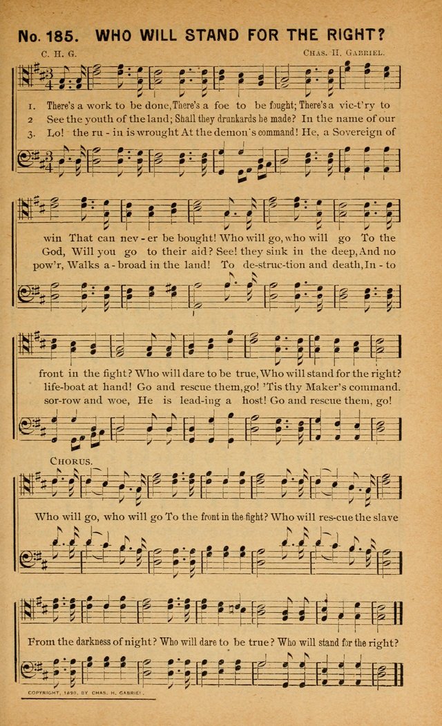 Salvation Songs: for gospel meetings, Endeavor Societies, Epworth Leagues, Baptist Unions, Sunday schools and prayer meetings page 188