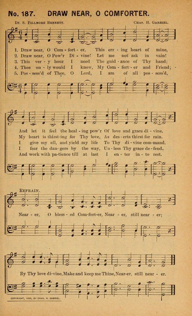 Salvation Songs: for gospel meetings, Endeavor Societies, Epworth Leagues, Baptist Unions, Sunday schools and prayer meetings page 190