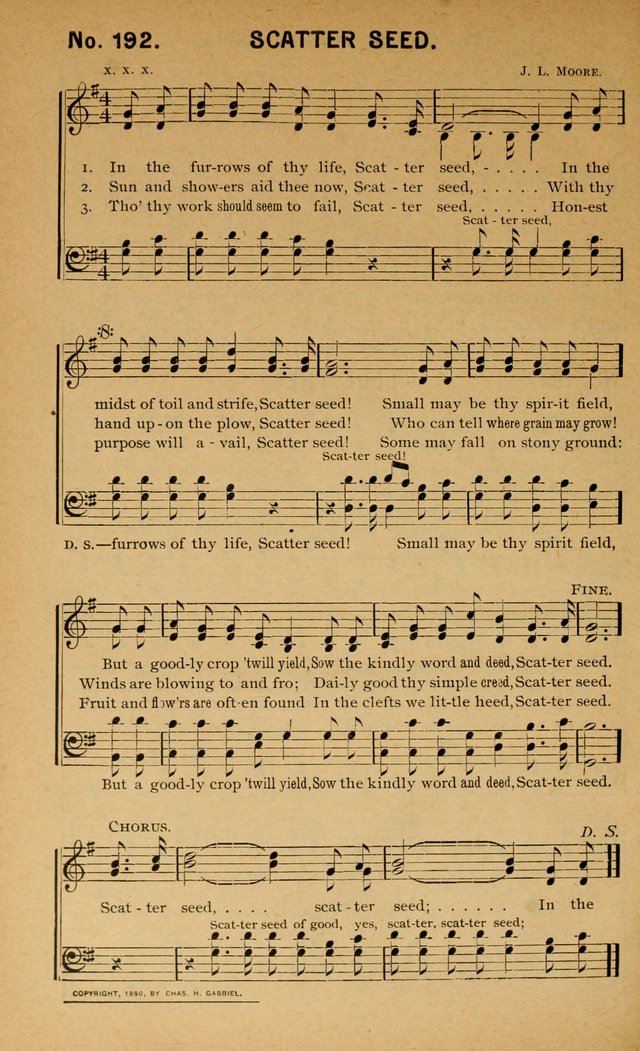 Salvation Songs: for gospel meetings, Endeavor Societies, Epworth Leagues, Baptist Unions, Sunday schools and prayer meetings page 195