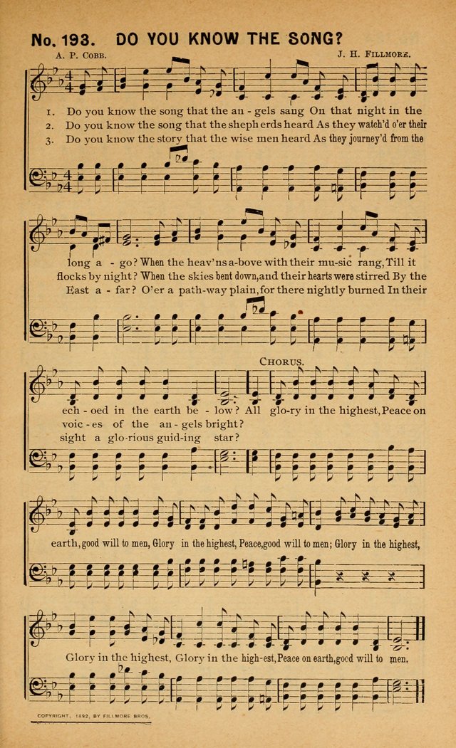 Salvation Songs: for gospel meetings, Endeavor Societies, Epworth Leagues, Baptist Unions, Sunday schools and prayer meetings page 196