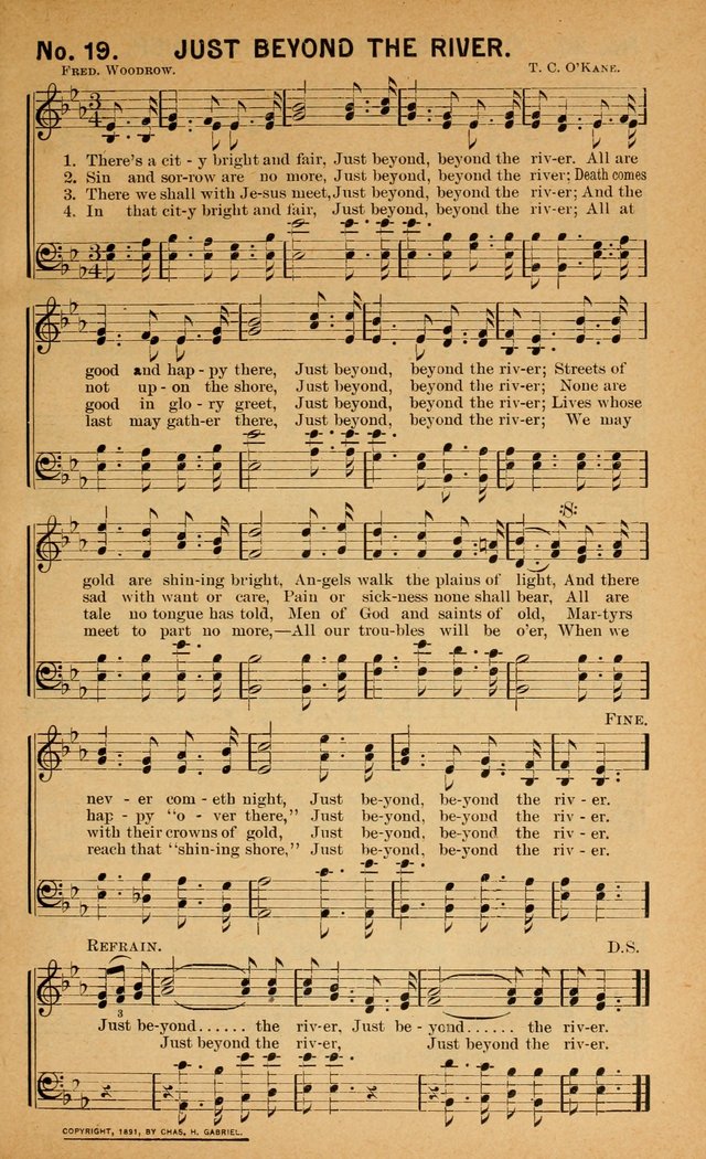 Salvation Songs: for gospel meetings, Endeavor Societies, Epworth Leagues, Baptist Unions, Sunday schools and prayer meetings page 20