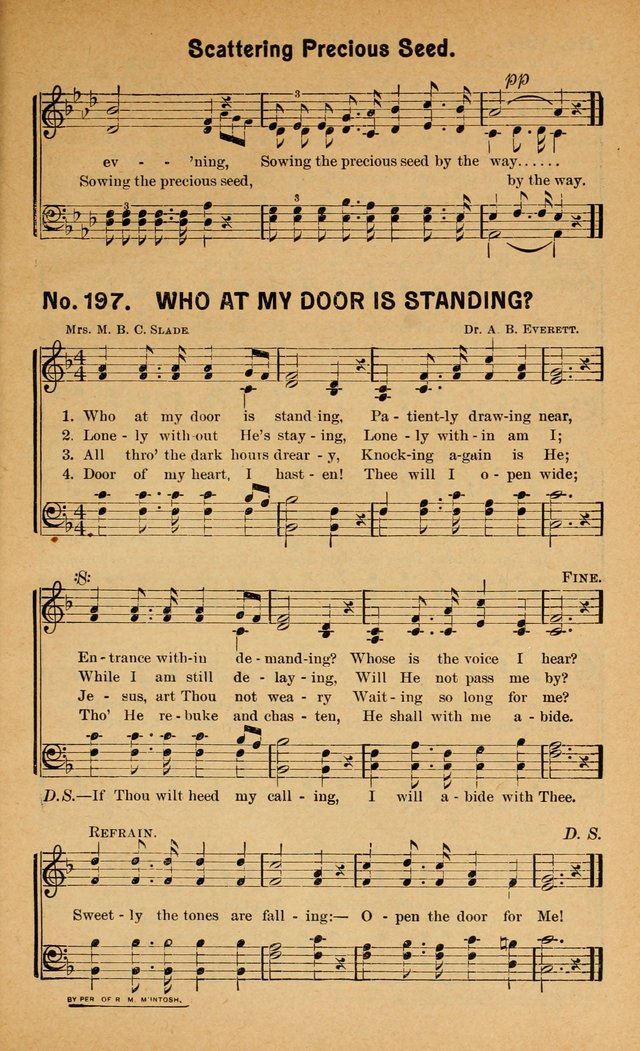 Salvation Songs: for gospel meetings, Endeavor Societies, Epworth Leagues, Baptist Unions, Sunday schools and prayer meetings page 200