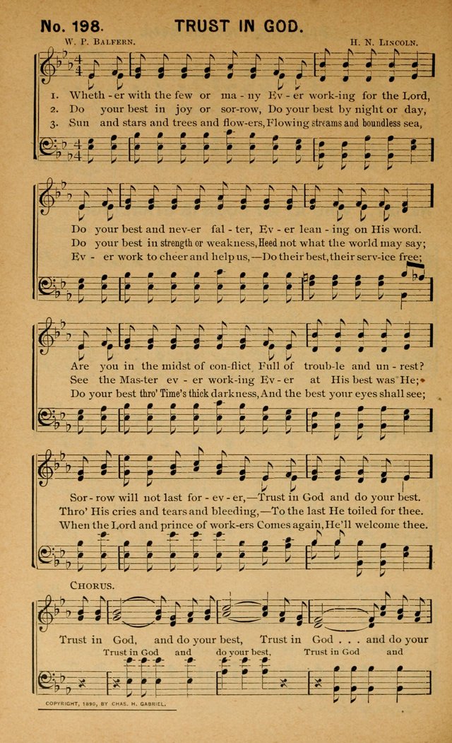 Salvation Songs: for gospel meetings, Endeavor Societies, Epworth Leagues, Baptist Unions, Sunday schools and prayer meetings page 201