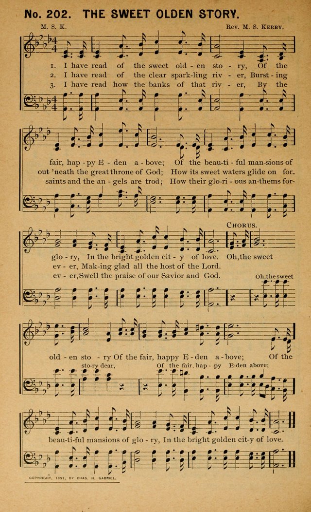 Salvation Songs: for gospel meetings, Endeavor Societies, Epworth Leagues, Baptist Unions, Sunday schools and prayer meetings page 205