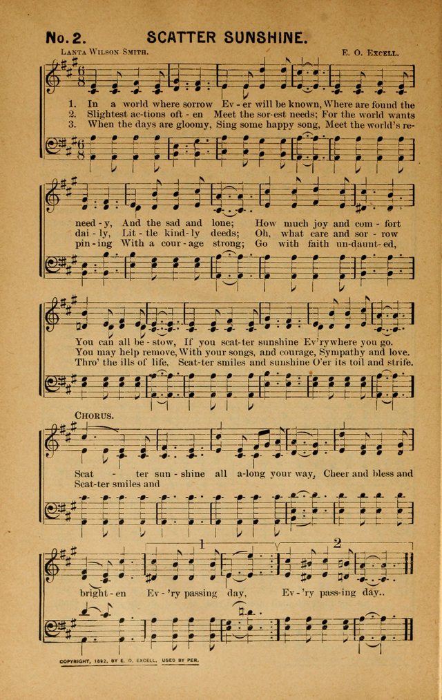 Salvation Songs: for gospel meetings, Endeavor Societies, Epworth Leagues, Baptist Unions, Sunday schools and prayer meetings page 3