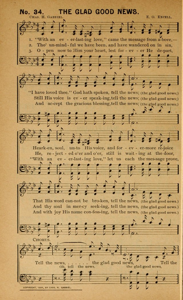 Salvation Songs: for gospel meetings, Endeavor Societies, Epworth Leagues, Baptist Unions, Sunday schools and prayer meetings page 35