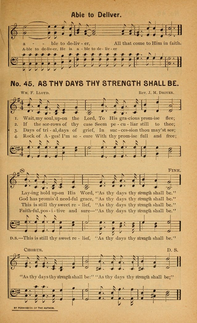 Salvation Songs: for gospel meetings, Endeavor Societies, Epworth Leagues, Baptist Unions, Sunday schools and prayer meetings page 46