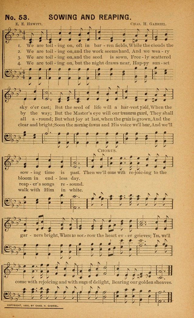 Salvation Songs: for gospel meetings, Endeavor Societies, Epworth Leagues, Baptist Unions, Sunday schools and prayer meetings page 54