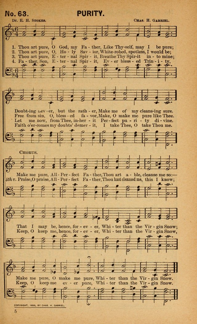 Salvation Songs: for gospel meetings, Endeavor Societies, Epworth Leagues, Baptist Unions, Sunday schools and prayer meetings page 64