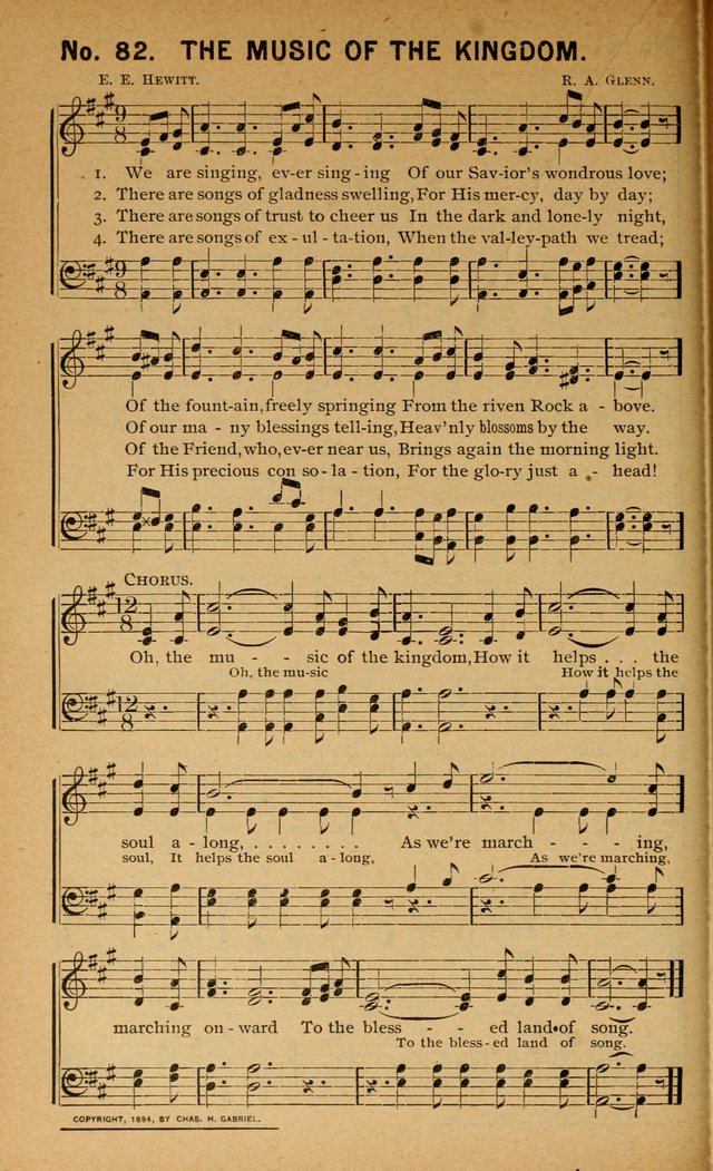 Salvation Songs: for gospel meetings, Endeavor Societies, Epworth Leagues, Baptist Unions, Sunday schools and prayer meetings page 83