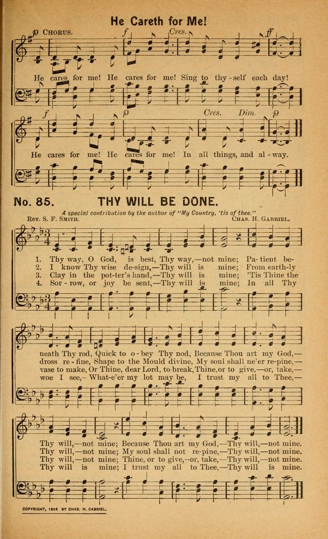 Salvation Songs: for gospel meetings, Endeavor Societies, Epworth Leagues, Baptist Unions, Sunday schools and prayer meetings page 86