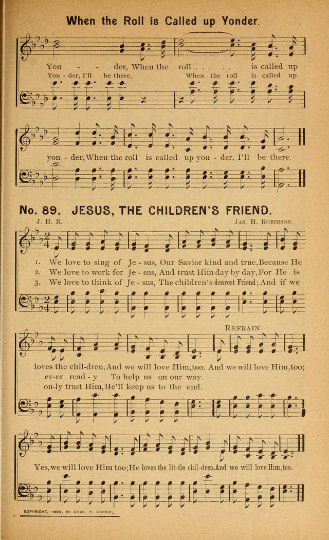 Salvation Songs: for gospel meetings, Endeavor Societies, Epworth Leagues, Baptist Unions, Sunday schools and prayer meetings page 90