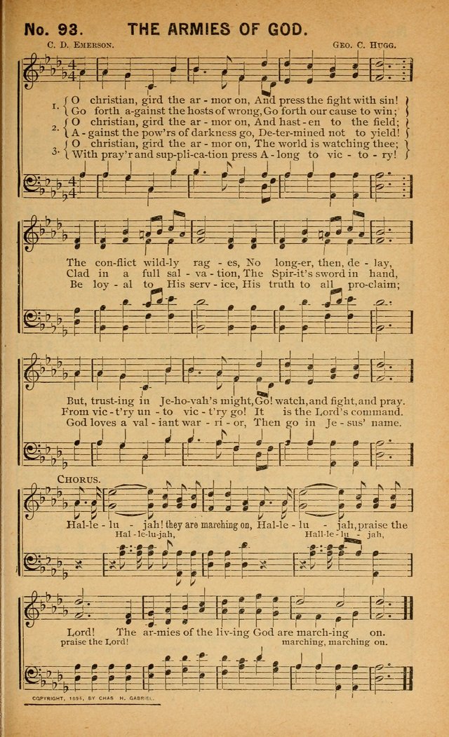 Salvation Songs: for gospel meetings, Endeavor Societies, Epworth Leagues, Baptist Unions, Sunday schools and prayer meetings page 94