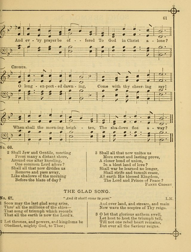 Song Sermons for General Use and Special Services page 61