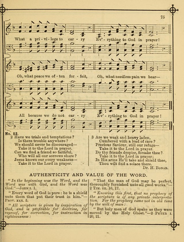 Song Sermons for General Use and Special Services page 75