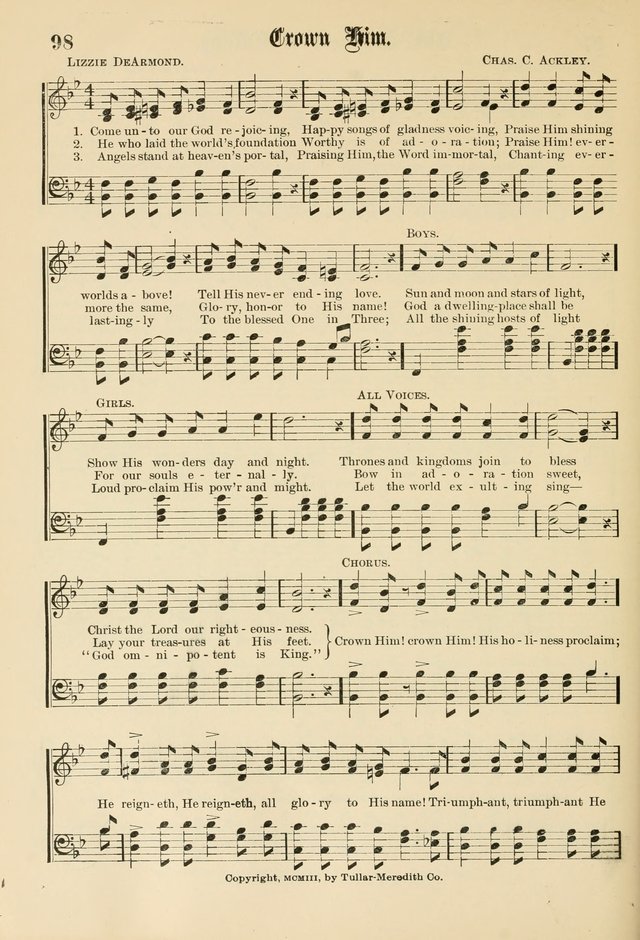 Sunday School Hymns No. 1 page 105