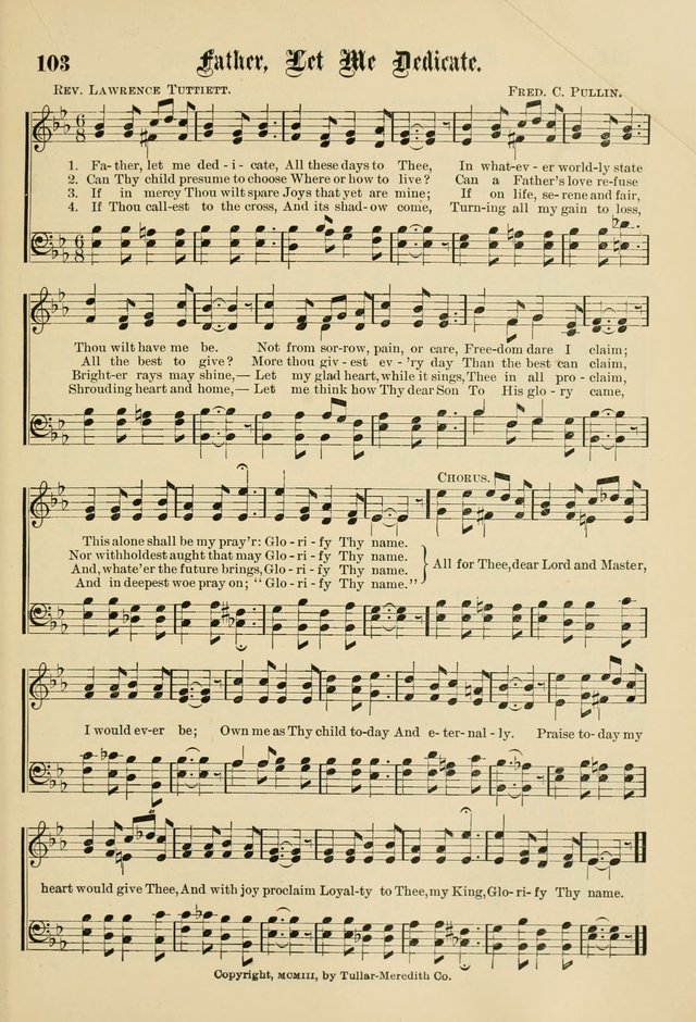 Sunday School Hymns No. 1 page 110