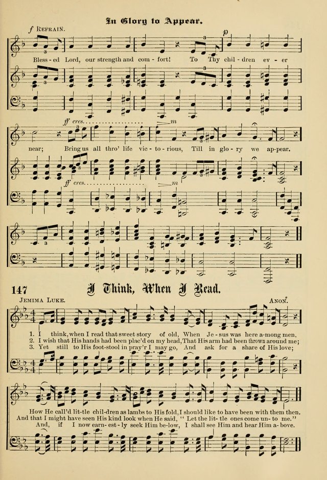 Sunday School Hymns No. 1 page 154