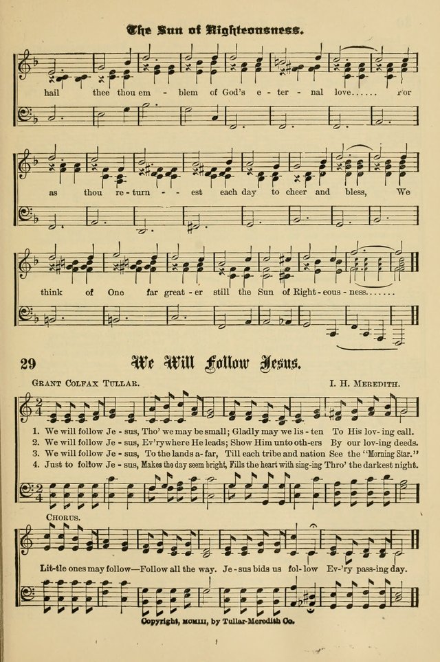 Sunday School Hymns No. 1 page 36