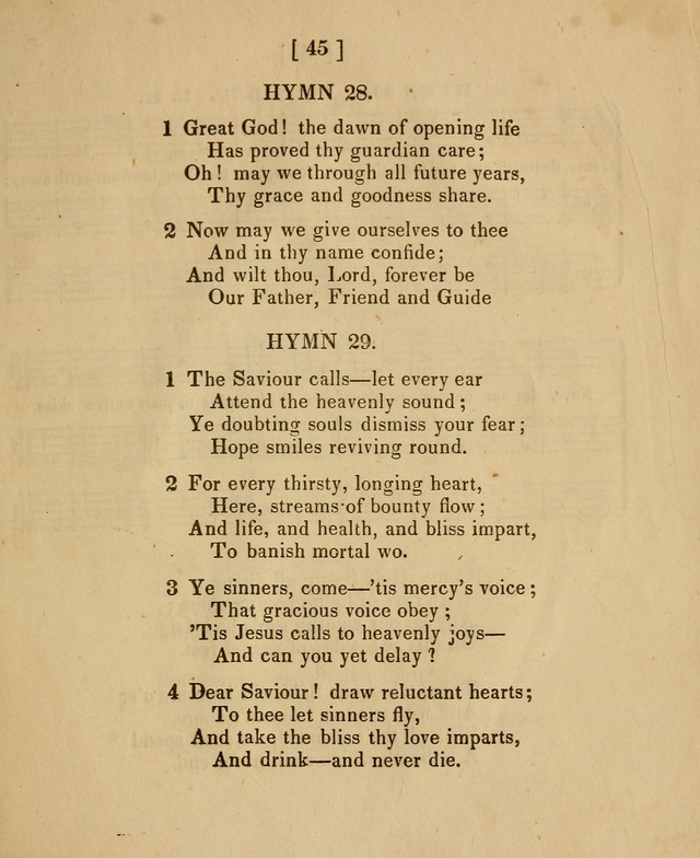 The Sabbath School Harp: being a selection of tunes and hynns, adapted to the wants of Sabbath schools, families, and social meetings (2nd ed.) page 143