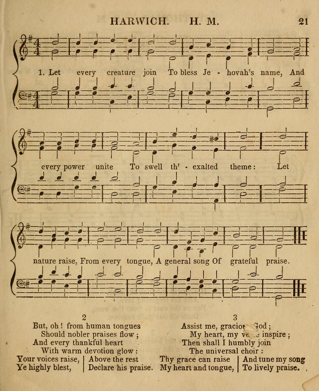 The Sabbath School Harp: being a selection of tunes and hynns, adapted to the wants of Sabbath schools, families, and social meetings (2nd ed.) page 21