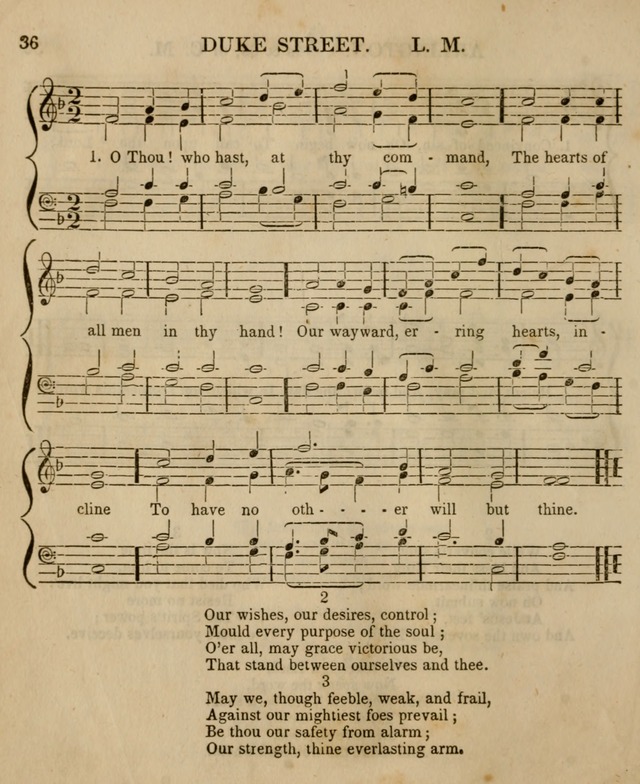 The Sabbath School Harp: being a selection of tunes and hynns, adapted to the wants of Sabbath schools, families, and social meetings (2nd ed.) page 36