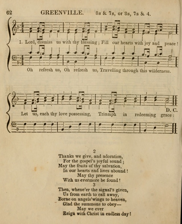 The Sabbath School Harp: being a selection of tunes and hynns, adapted to the wants of Sabbath schools, families, and social meetings (2nd ed.) page 64