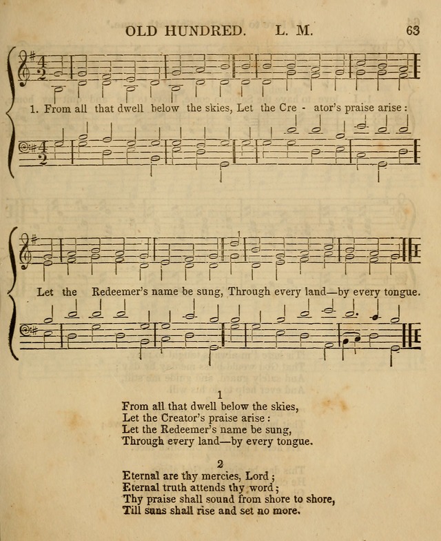 The Sabbath School Harp: being a selection of tunes and hynns, adapted to the wants of Sabbath schools, families, and social meetings (2nd ed.) page 65