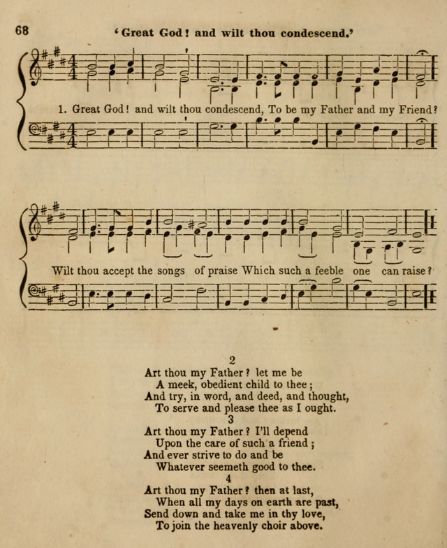 The Sabbath School Harp: being a selection of tunes and hynns, adapted to the wants of Sabbath schools, families, and social meetings (2nd ed.) page 70