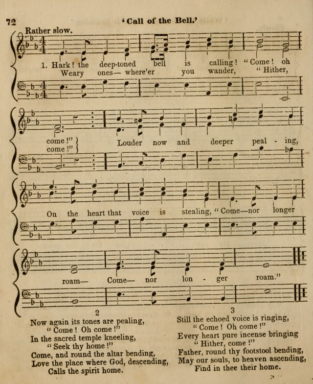 The Sabbath School Harp: being a selection of tunes and hynns, adapted to the wants of Sabbath schools, families, and social meetings (2nd ed.) page 74