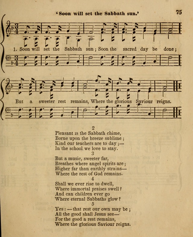 The Sabbath School Harp: being a selection of tunes and hynns, adapted to the wants of Sabbath schools, families, and social meetings (2nd ed.) page 77